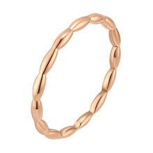 Women's Stainless Steel Forefinger Ring Rose Gold Size 9