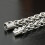 Sterling Silver Men's Bracelet S925 One Size 6