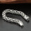 Sterling Silver Men's Bracelet S925 One Size 2