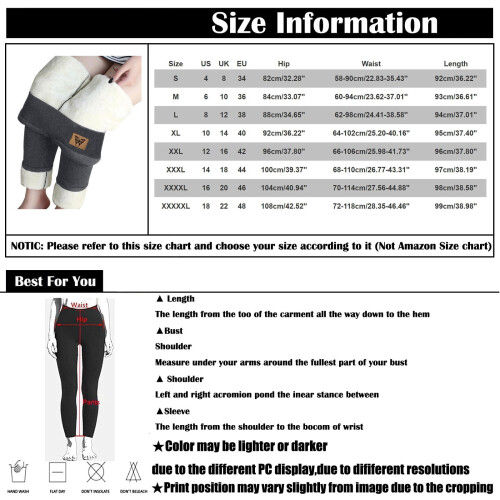 Women's Fleece-Lined High-Waisted Leggings 2