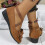 Women's Slip-On Suede Shoes with Bow Tie, Low Heel, Round 6