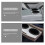 BESTONZON Plastic Sofa Cup Holder Insert 8 pcs Black 4