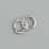 Sterling Silver 925 Huggie Hoop Earrings 14mm Outer Diameter 1
