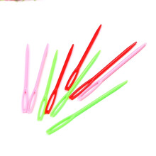 Knitting Needles Tube Plastic 250 pcs 7 cm Random Color
