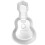 Gitarrenkuchen-Backform aus Aluminium 6