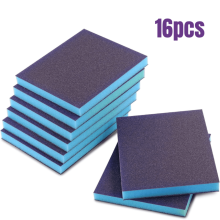 Sanding Sponge 220 Grit 16 Pcs Washable Reusable