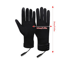 USB Heated Gloves Rechargeable Windproof Water-Resistant