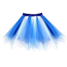 Women's Princess Elastic Tutu Skirt Tulle Mesh 1 Pack