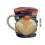 Bemalter Buchbecher, handgefertigt, stapelbar, 3D-Kaffeebecher 3