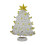 Mini Stained Glass Christmas Tree Green Hand-Blown 4
