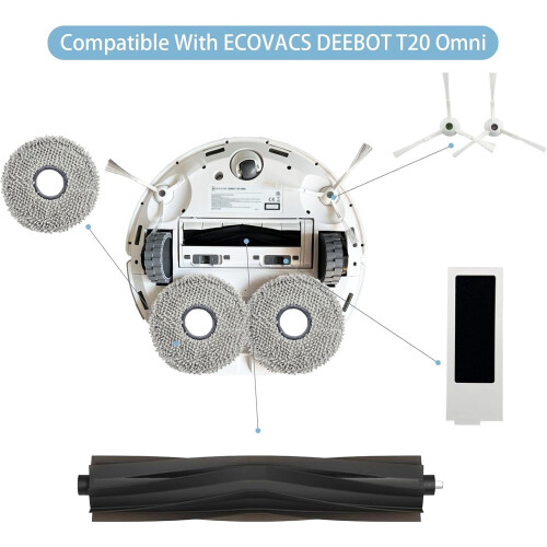 Kit de pièces de rechange ECOVACS Deebot T20Omni (21 pièces) 1
