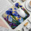 Μωβ λουλουδάτο Mouse Pad με ίριδες 21x25cm αντιολισθητικό 2