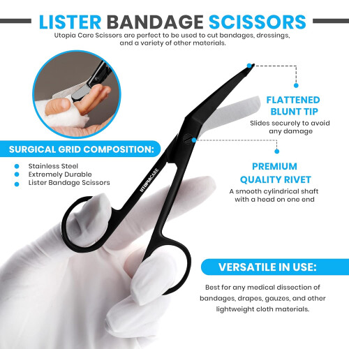 Bandage Scissors Stainless Steel 5.5 Inch 1