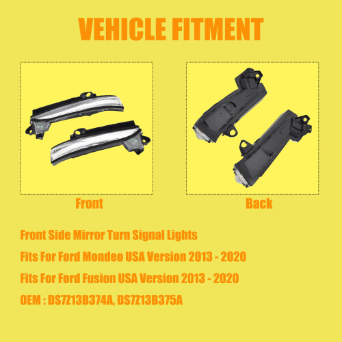 Φλας Πλευρικού Καθρέπτη για Ford Mondeo Fusion 1