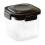 Récipient sous vide en plastique noir 650 ml 2
