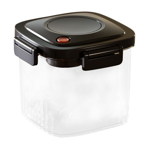 Récipient sous vide en plastique noir 650 ml 1