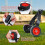 String Trimmer Wheel Attachment Adjustable Support Wheels 3