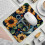 Mouse Pad με άγκυρα ηλίανθου 21x25cm αντιολισθητικό 2