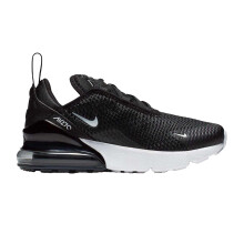 (12 UK Child, Black/White) Nike Childrens/Kids Air Max 270 Trainers