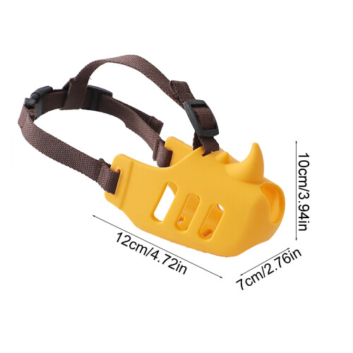 Dog Muzzle Silicone Breathable Comfortable Outdoor Use 2