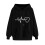 Women's Heart-Printed Zip-Up Hoodie Long Sleeve Pullover 1
