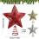 Star Christmas Tree Topper 8 Inch Red Silver Gold 3