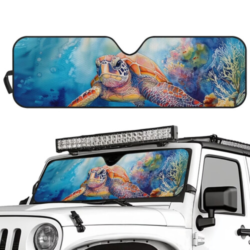 Foldable Windshield Sun Shade for Jeep Rubicon Sahara TJ JK 1