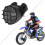 RC Motorcycle Headlight 1/4 Inch Round Spare Part 8