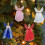 Silver Wing Angel Christmas Tree Pendant Ornament Handmade 6