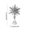 Christmas Star Tree Topper with Snowflake Projector Lights 3