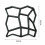 Black Reusable Concrete Path Mold Plastic Stepping Stone 1 2
