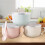 HomelyJoy Edelstahlbecher-Set mit Deckeln, stapelbar 8