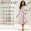 Rosa Erdbeerkleid für Damen, langärmelig, elastisch, Patchwork 7