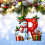 Ensemble de décorations de Noël en forme de lettres 4