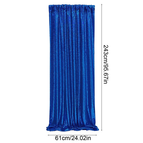 Glittrande paljettgardin för scen, 1-pack 2