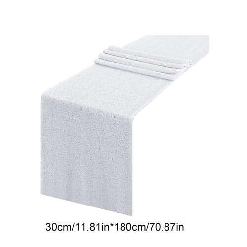 Drapeau de table à paillettes scintillantes en polyester (1 pièce) 2