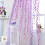 Bifavgk Willow Voile Sheer Curtain Panel Purple 6