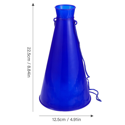 Plastic Megaphone Party Toy Assorted Colors 4pcs 1