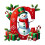 Ensemble de décorations de Noël en forme de lettres 2