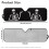 Foldable Windshield Sun Shade for Jeep Gladiator and 5