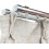 Rail de rideau en aluminium blanc 150 cm 7