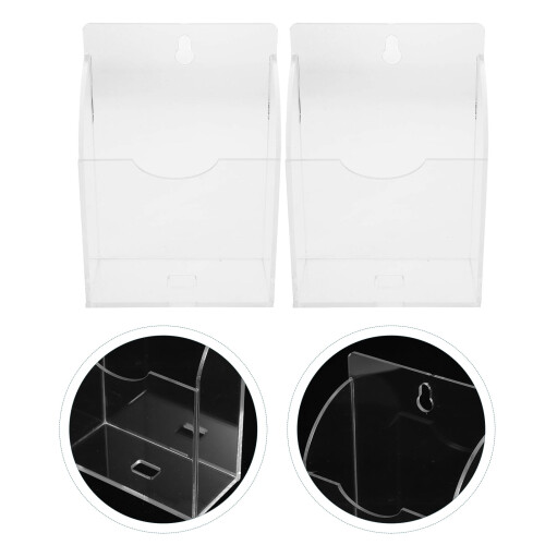 Acryl-Eiswürfelbereiter-Löffel-Spatelhalter, 2er-Pack, 5,3 x 3,7 x 1