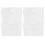 Acryl-Eiswürfelbereiter-Löffel-Spatelhalter, 2er-Pack, 5,3 x 3,7 x 4