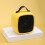 Portable Space Heater Indoor Use Yellow with Tip-Over and 7