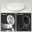 Lighted Travel Makeup Mirror 3.5 Inch Portable Folding with 6