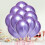 Palloncini in lattice viola metallizzato, 25 cm, 50 pezzi 8
