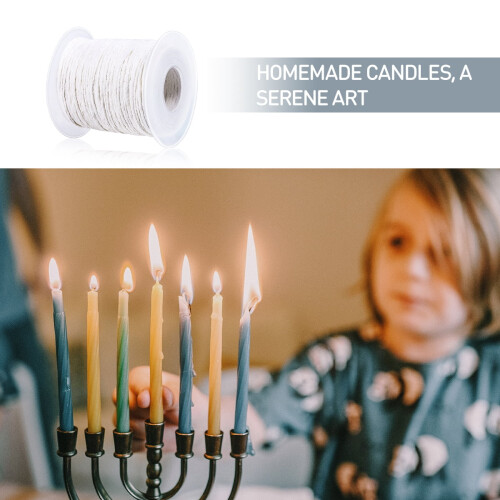 Braided Candle Wicks Spool for Curling Burn 1