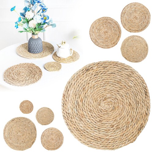 Σουπλά Eguiwyn Natural Cattail Αδιάβροχα Ανθεκτικά στη Θερμότητα 1