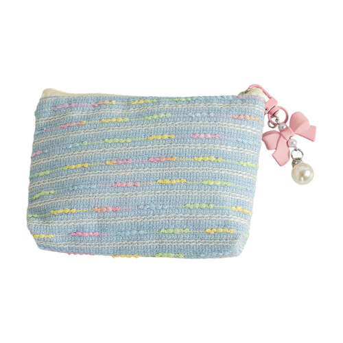 Makeup Bag Fabric Small Zipper Pouch for Women 1