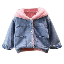 Pink Bow Tie Western Hooded Cardigan Jacket Kids